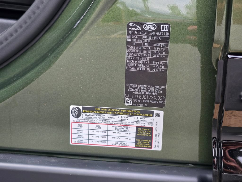 New 2026 Land Rover Defender 130 X AWD/4WD image 40