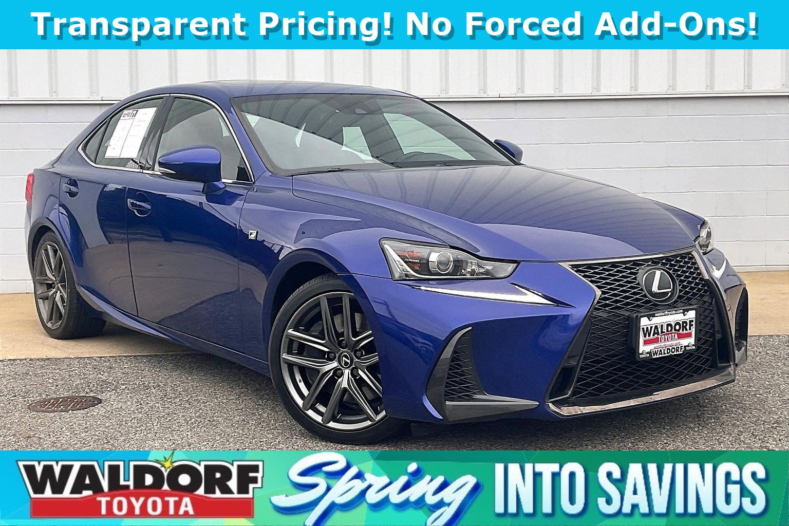 Used 2020 Lexus IS 350 F Sport w/ F Sport Package