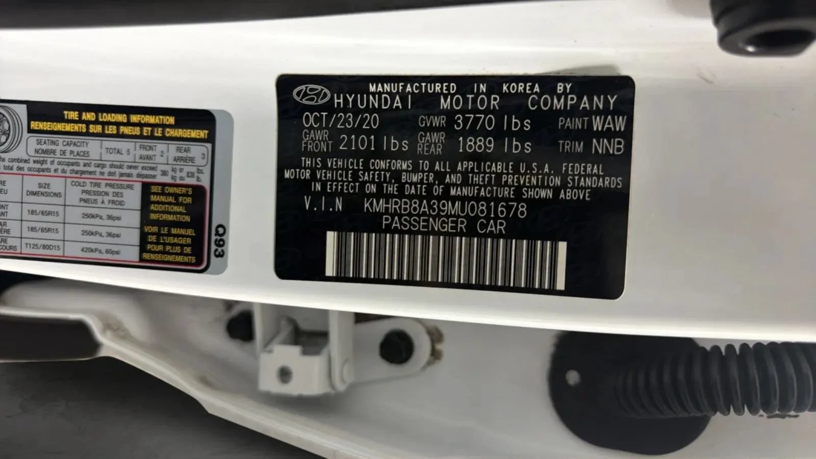 Used 2021 Hyundai Venue SE w/ Cargo Package FWD image 23