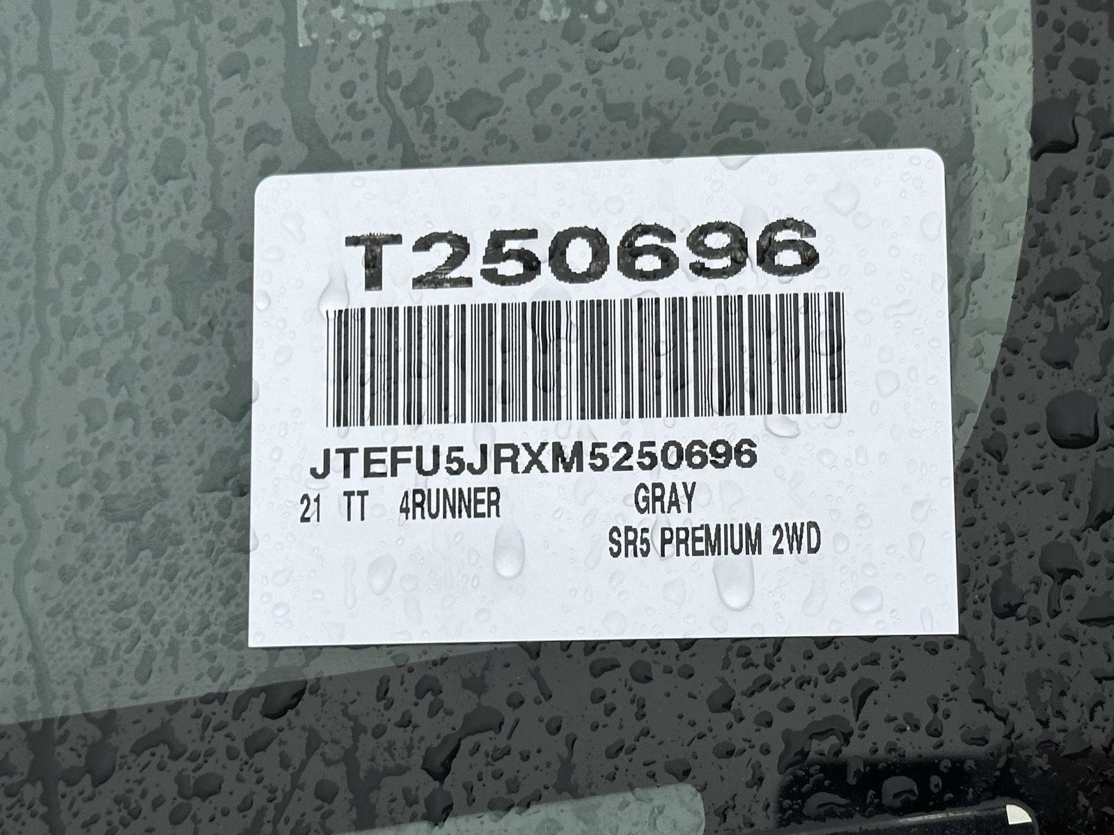 Certified 2021 Toyota 4Runner SR5 Premium w/ Moonroof Package image 14