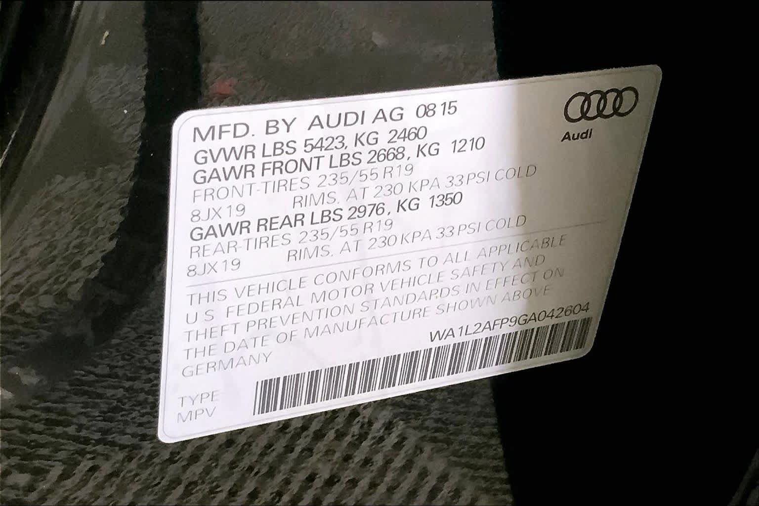 Used 2016 Audi Q5 2.0T Premium Plus w/ Technology Package AWD/4WD image 34