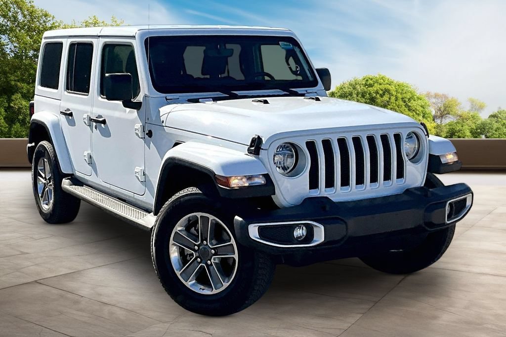 Used 2021 Jeep Wrangler Unlimited Sahara w/ Uconnect 4C Nav & Sound Group AWD/4WD image 7