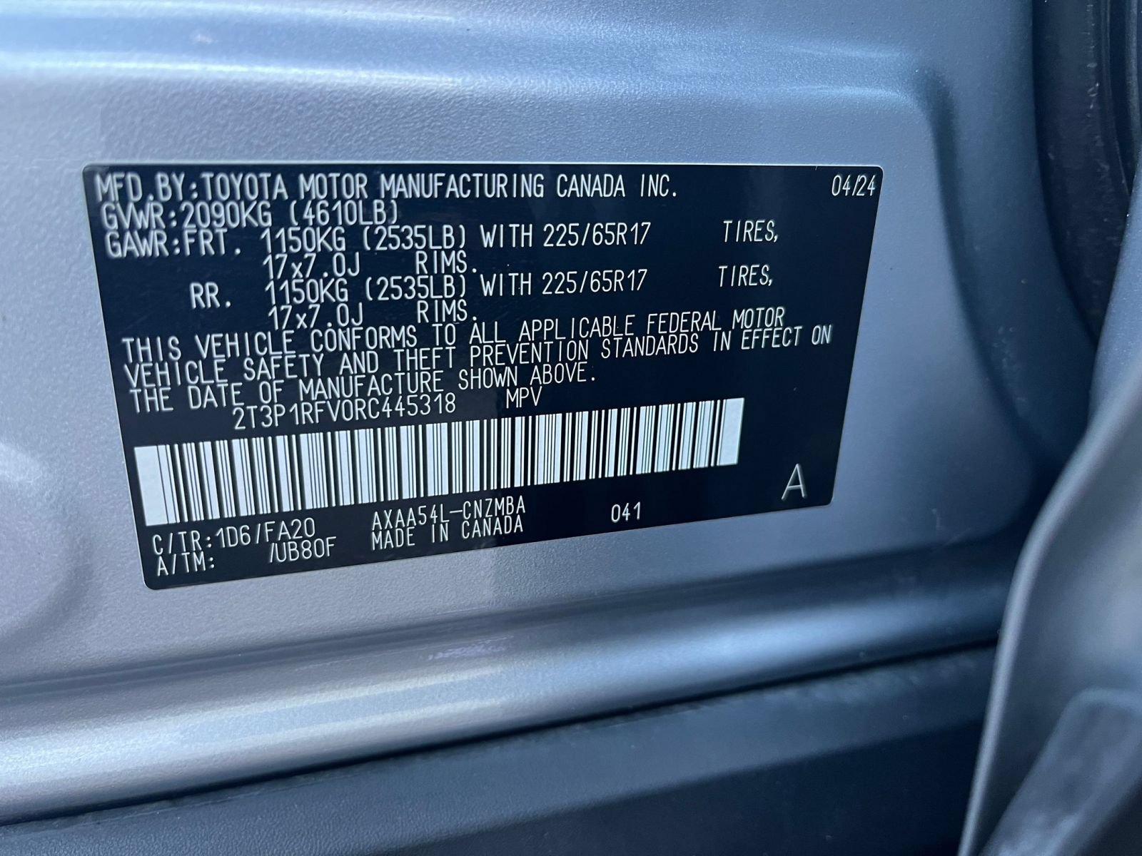 Used 2024 Toyota RAV4 XLE w/ Convenience Package AWD/4WD image 30