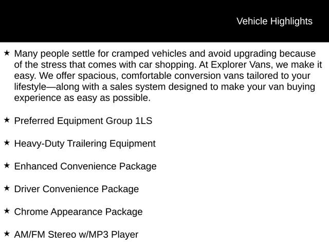 Used 2021 Chevrolet Express 2500 LS w/ Enhanced Convenience Package RWD image 2