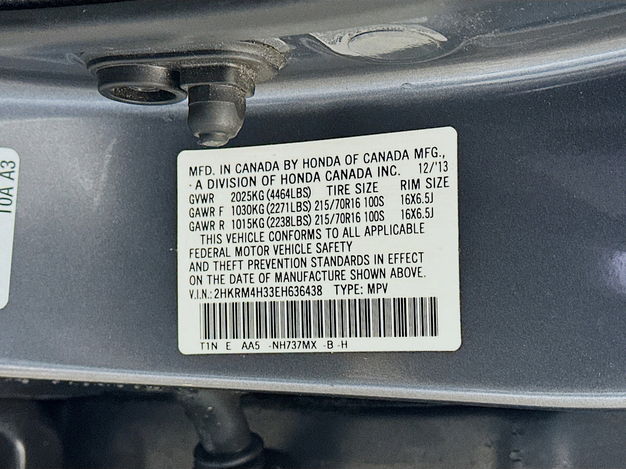 Used 2014 Honda CR-V LX image 12