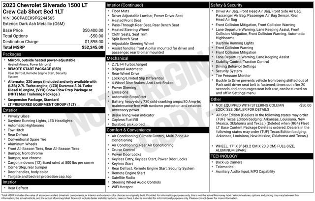 Used 2023 Chevrolet Silverado 1500 LT RWD image 36