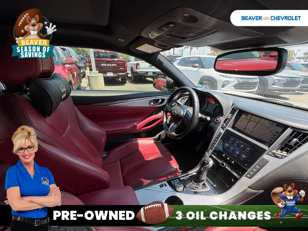 Used 2017 INFINITI Q60 Red Sport 400 RWD image 27