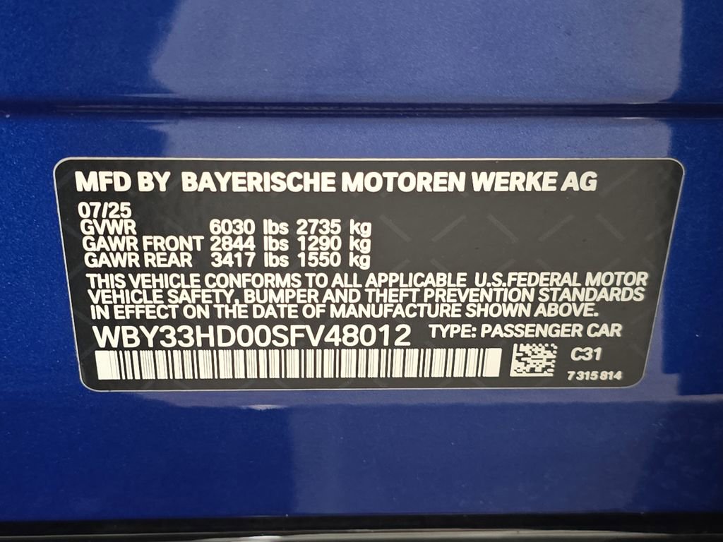 Certified 2025 BMW i4 M50 AWD/4WD image 34