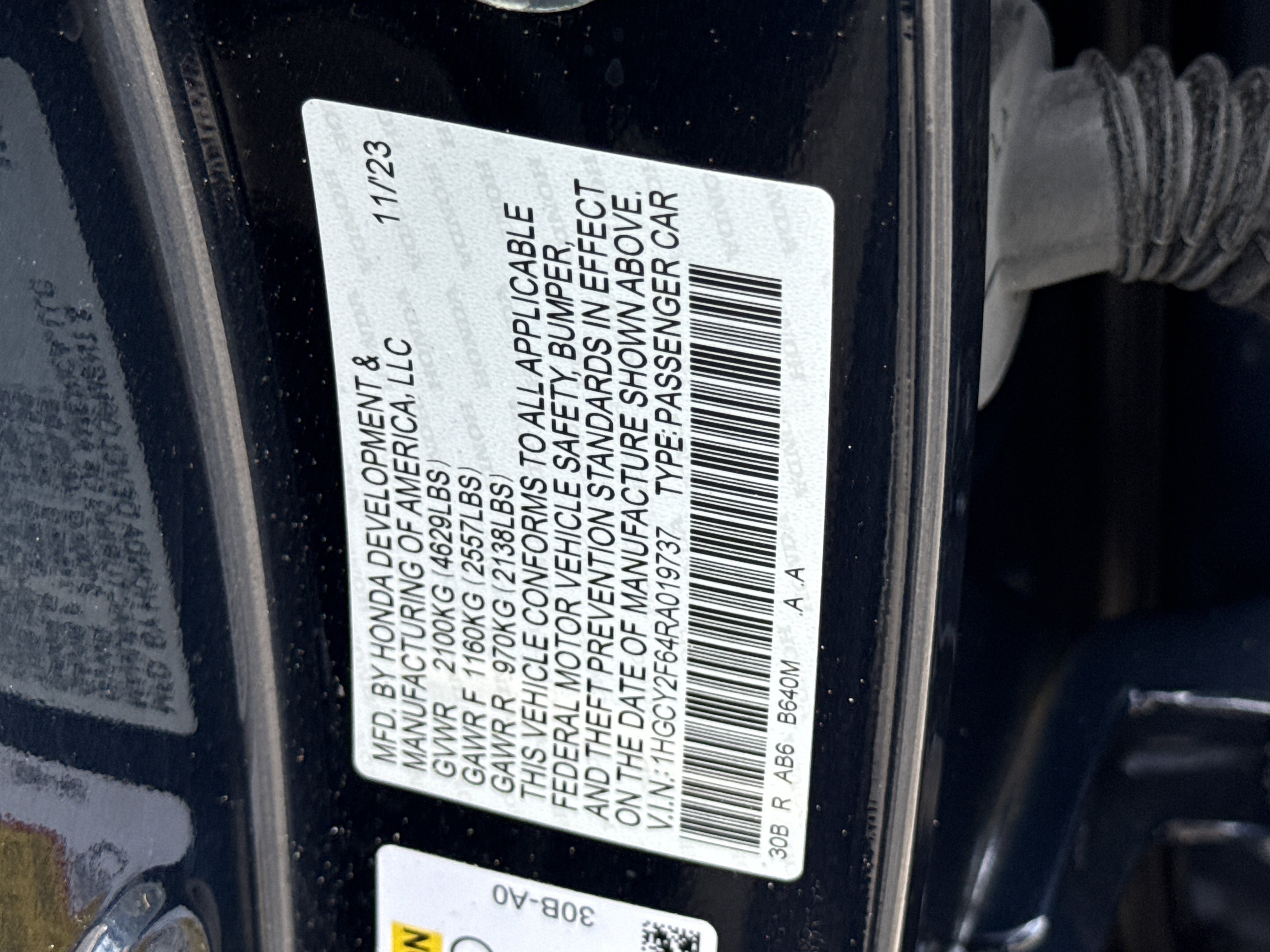 Certified 2024 Honda Accord EX-L image 41