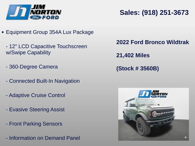 Used 2022 Ford Bronco Wildtrak AWD/4WD image 8