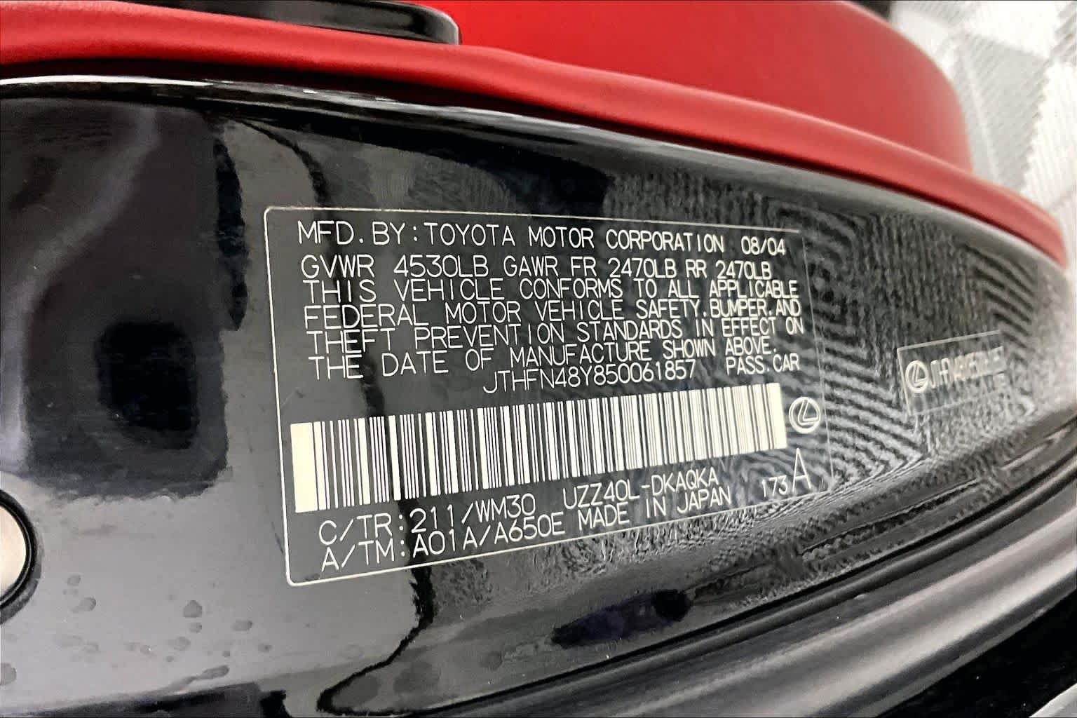 Used 2005 Lexus SC 430 Convertible RWD image 35