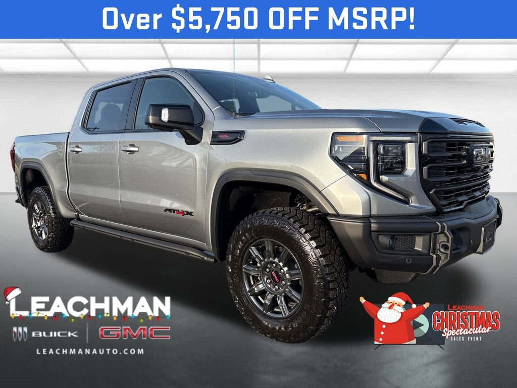 New 2026 GMC Sierra 1500 AT4X w/ LPO, Black Badging Package