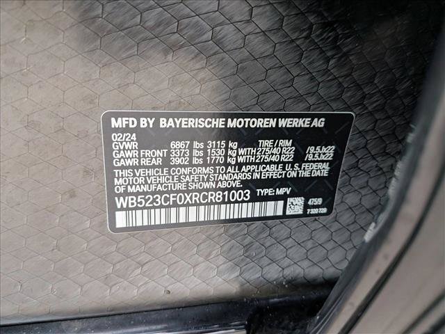 Certified 2024 BMW iX xDrive50 w/ Sport Package AWD/4WD image 25