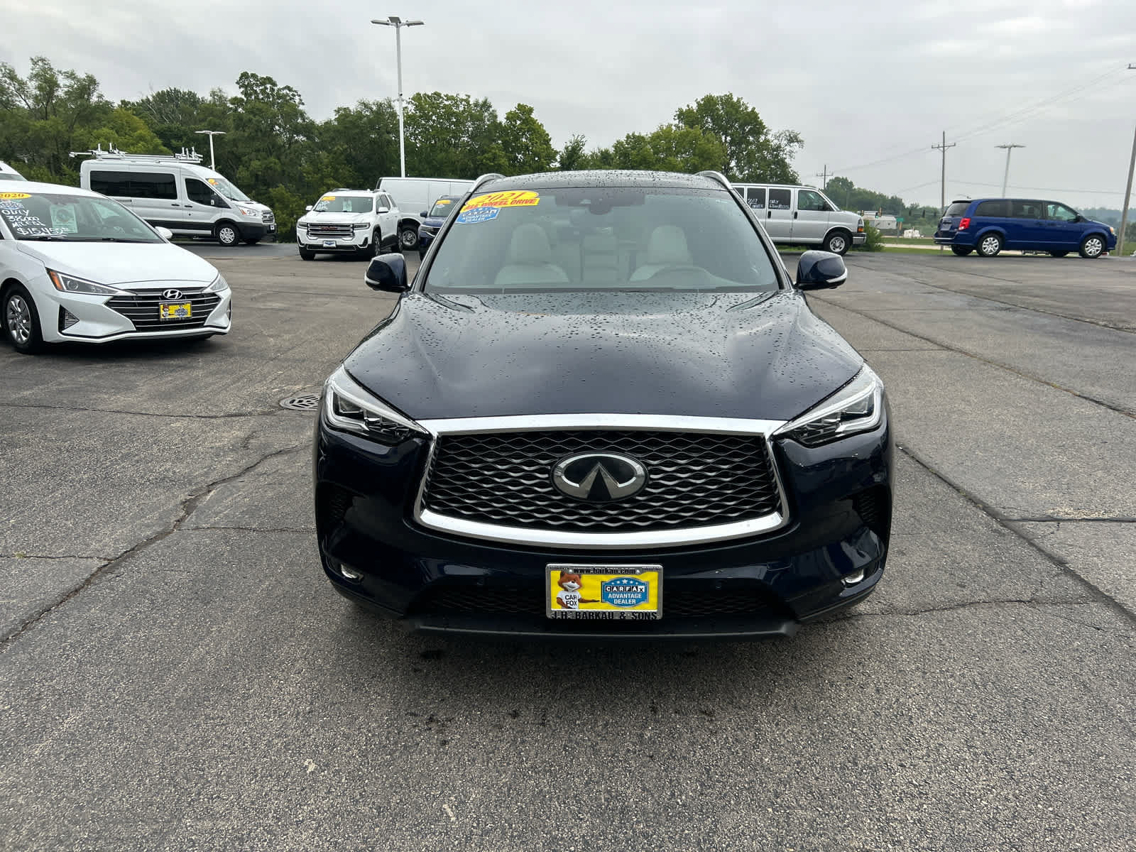 Used 2021 INFINITI QX50 Autograph w/ Premium White Leather Package AWD/4WD image 10