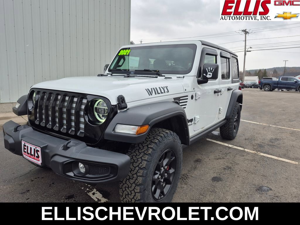 Used 2021 Jeep Wrangler Unlimited Sport image 1