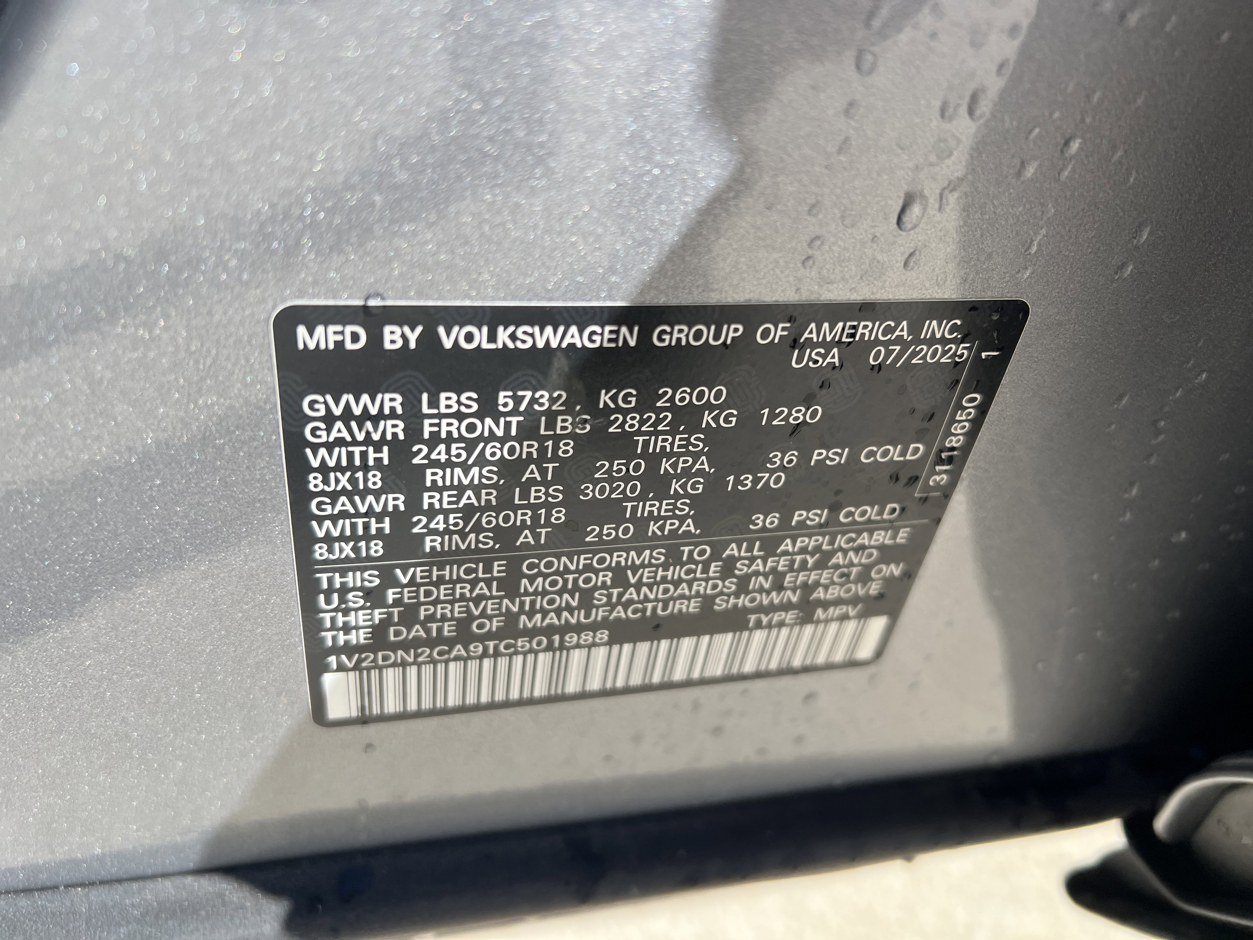 Certified 2026 Volkswagen Atlas SE image 51