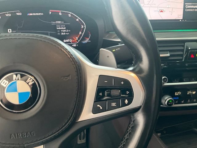 Used 2021 BMW M550i xDrive w/ Premium Package AWD/4WD image 12