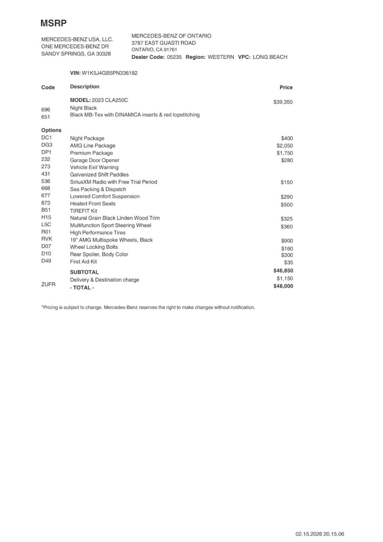 Certified 2023 Mercedes-Benz CLA 250 image 2