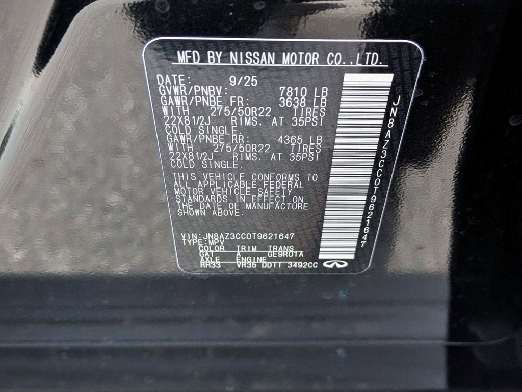 New 2026 INFINITI QX80 Autograph w/ Premium Cargo Package image 35