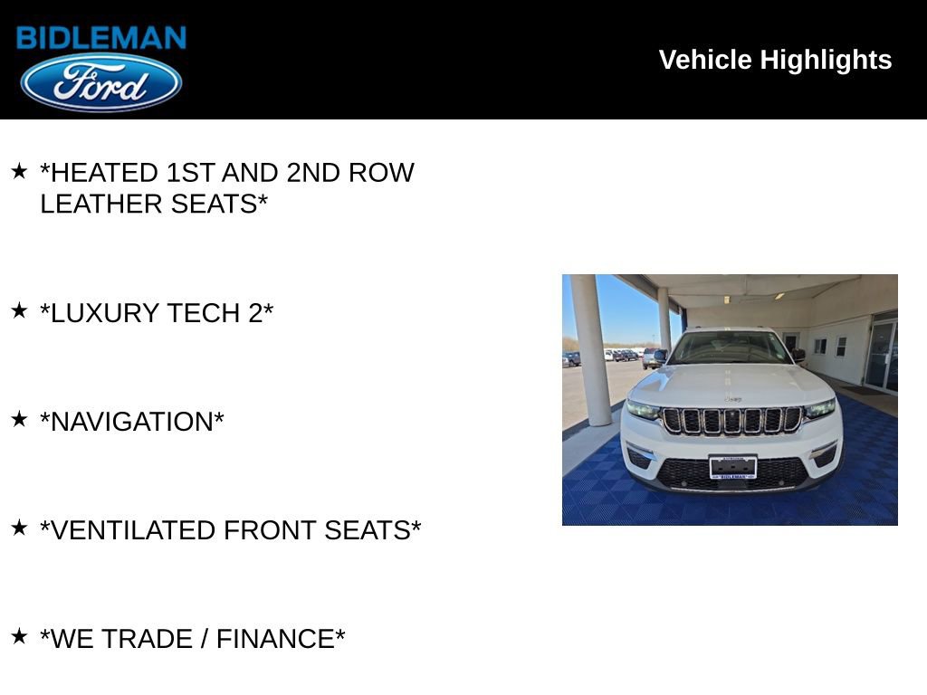 Used 2022 Jeep Grand Cherokee Limited 4xe w/ Luxury Tech Group II AWD/4WD image 10