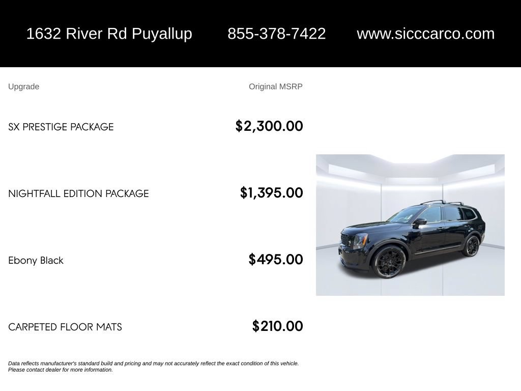 Used 2022 Kia Telluride SX w/ SX Prestige Package AWD/4WD image 5