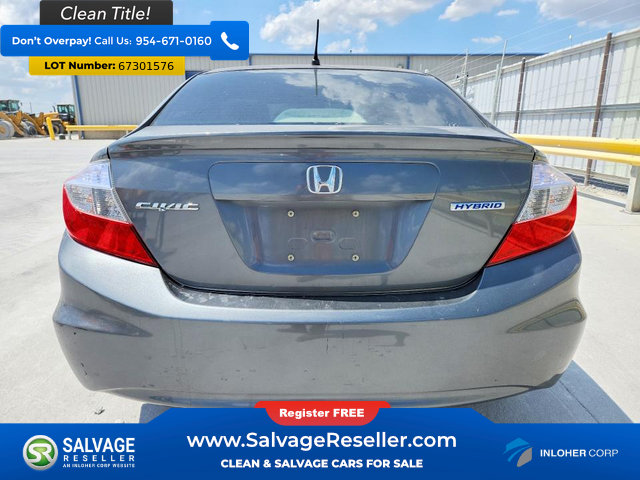 Used 2012 Honda Civic Hybrid Sedan image 8