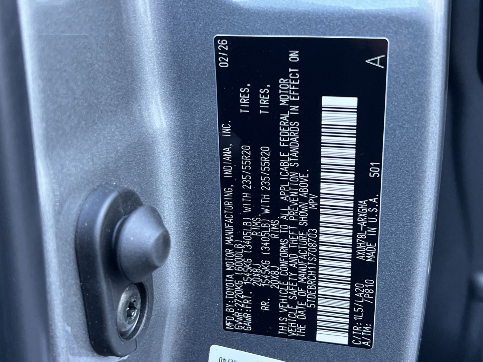 New 2026 Toyota Highlander Platinum image 25