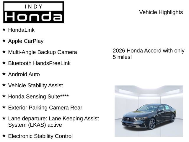 New 2026 Honda Accord SE image 7