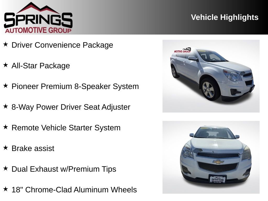 Used 2012 Chevrolet Equinox LT w/ All-Star Package image 2