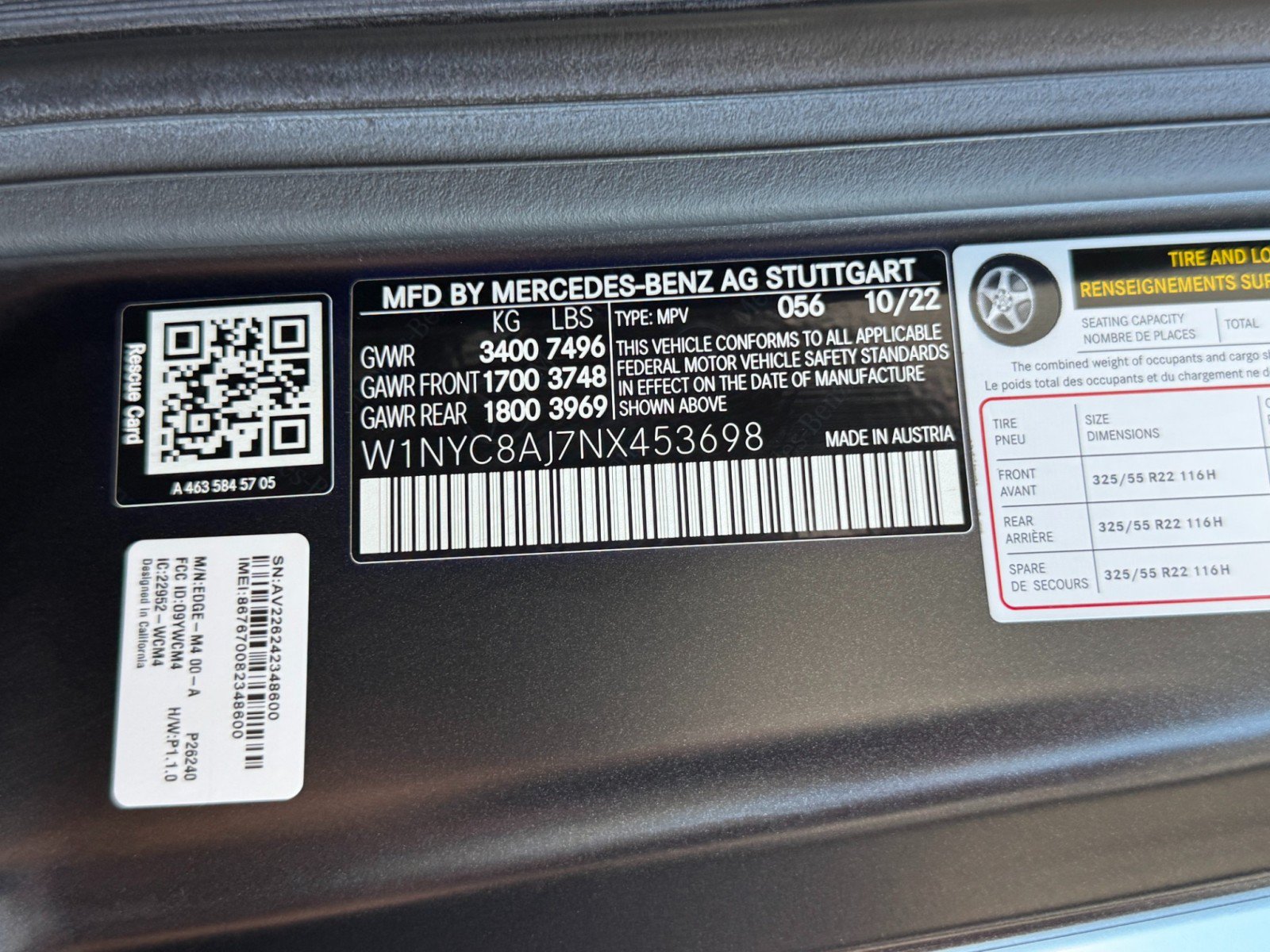 Used 2022 Mercedes-Benz G 63 AMG Squared w/ AMG Night Package Magno image 52