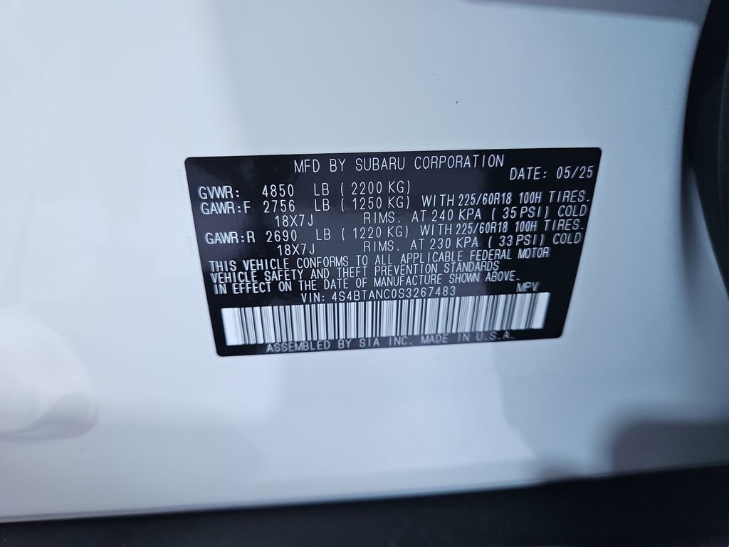 New 2025 Subaru Outback Limited image 30