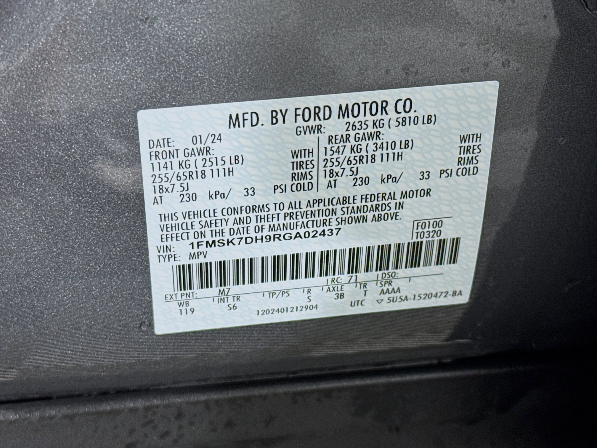 Used 2024 Ford Explorer XLT w/ Equipment Group 202A RWD image 39