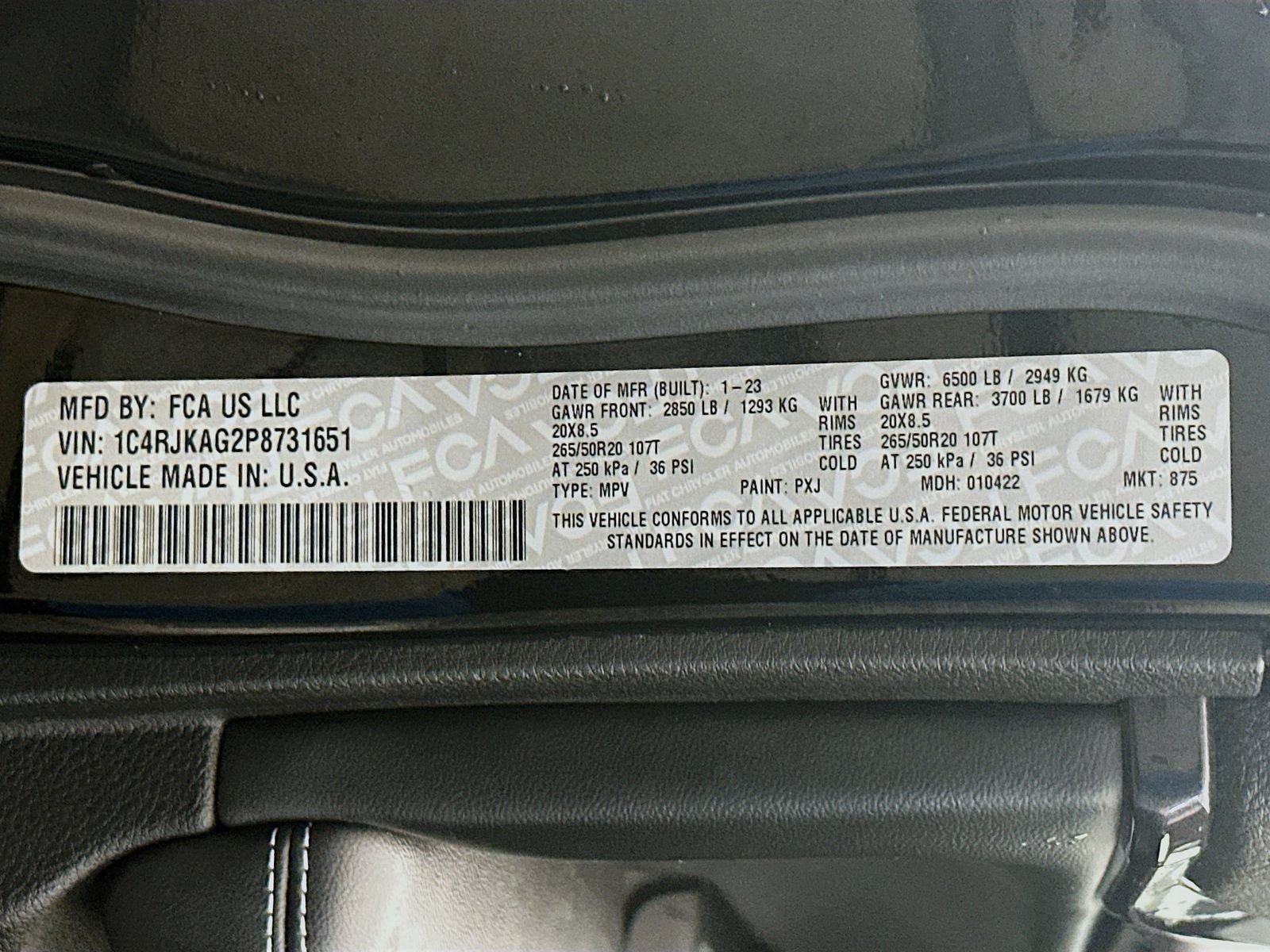 Used 2023 Jeep Grand Cherokee L Laredo AWD/4WD image 31