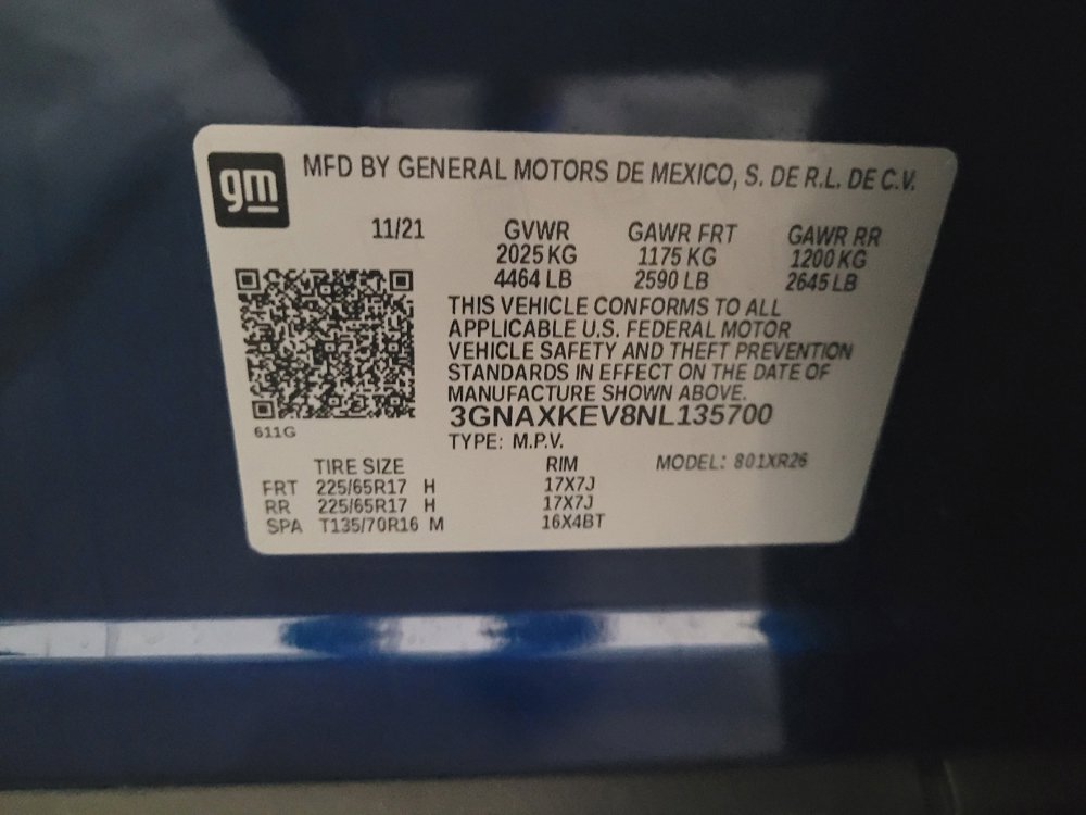 Used 2022 Chevrolet Equinox LT FWD image 33