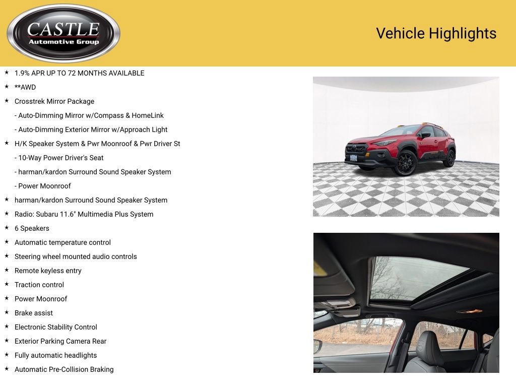 Used 2025 Subaru Crosstrek 2.5i Wilderness w/ Crosstrek Mirror Package AWD/4WD image 4