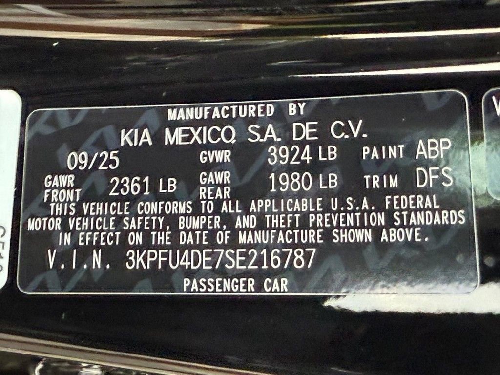 New 2025 Kia K4 EX image 20