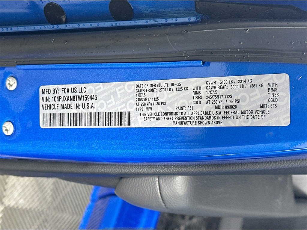 New 2026 Jeep Wrangler Sport S image 18