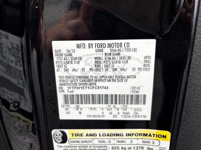 Used 2012 Ford F150 FX4 w/ FX Luxury Pkg AWD/4WD image 34