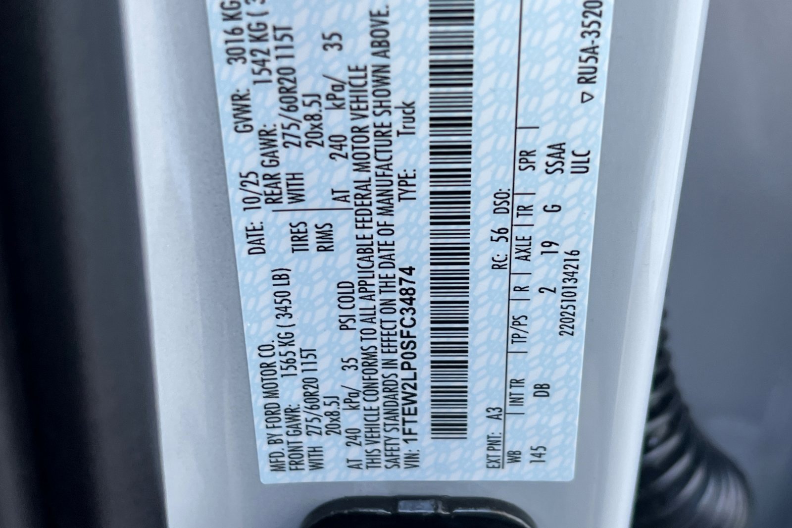 New 2025 Ford F150 STX w/ Equipment Group 200A image 21