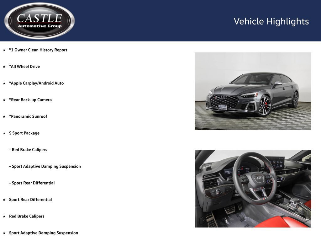 Used 2023 Audi S5 Premium Plus w/ Premium Plus Package AWD/4WD image 4