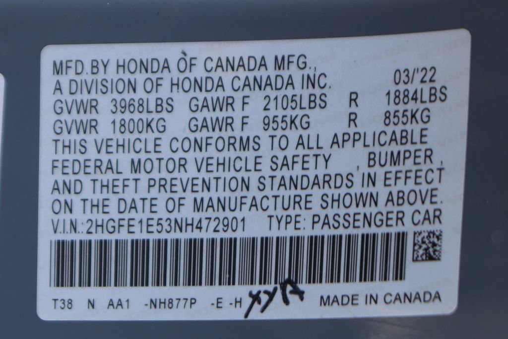 Used 2022 Honda Civic Si image 49
