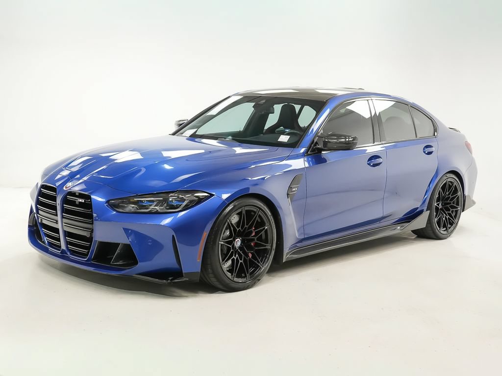 Used 2022 BMW M3 w/ M Carbon Exterior Package RWD video 1