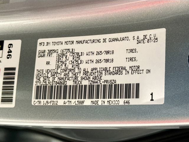 New 2025 Toyota Tacoma TRD Off-Road AWD/4WD image 25