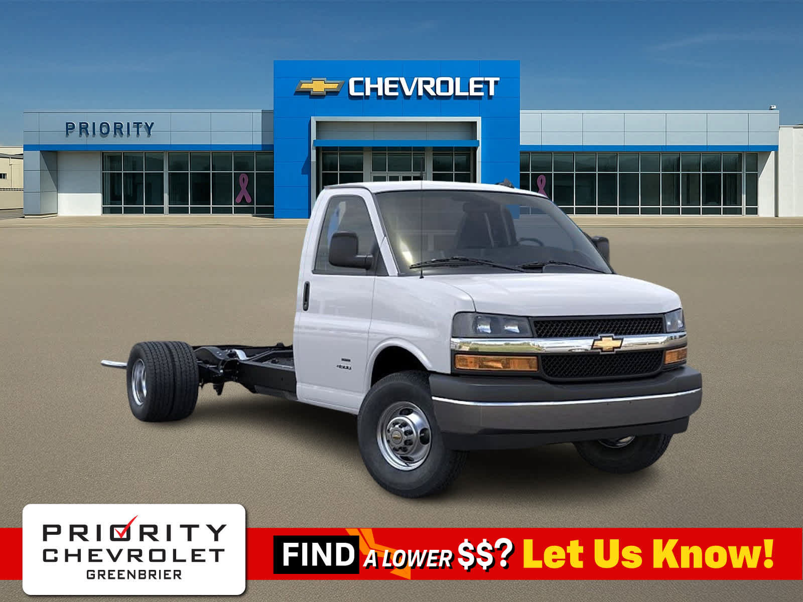 New 2025 Chevrolet Express 3500 w/ Power Convenience Package RWD image 1