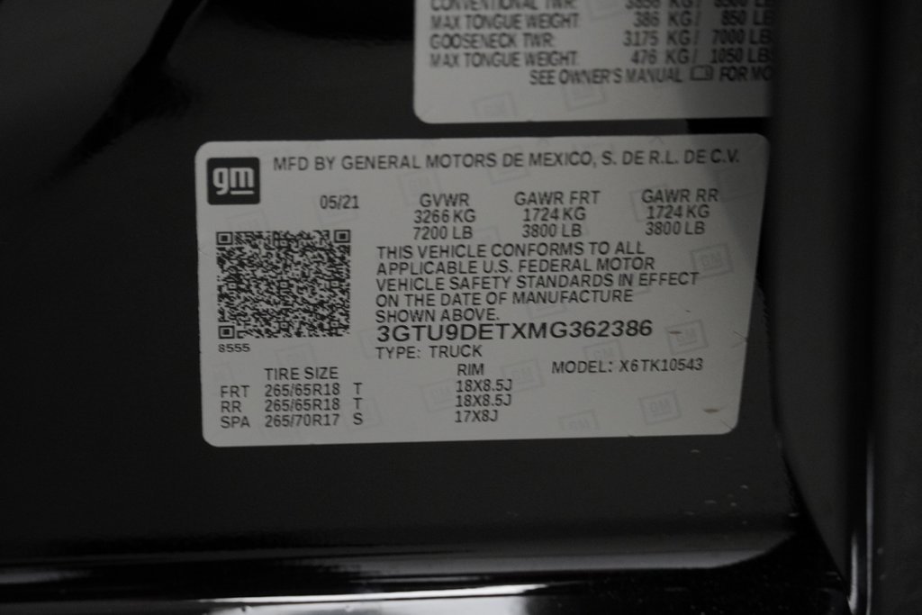 Used 2021 GMC Sierra 1500 SLT w/ SLT Convenience Package image 54