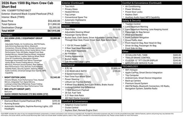 New 2026 RAM 1500 Big Horn image 30