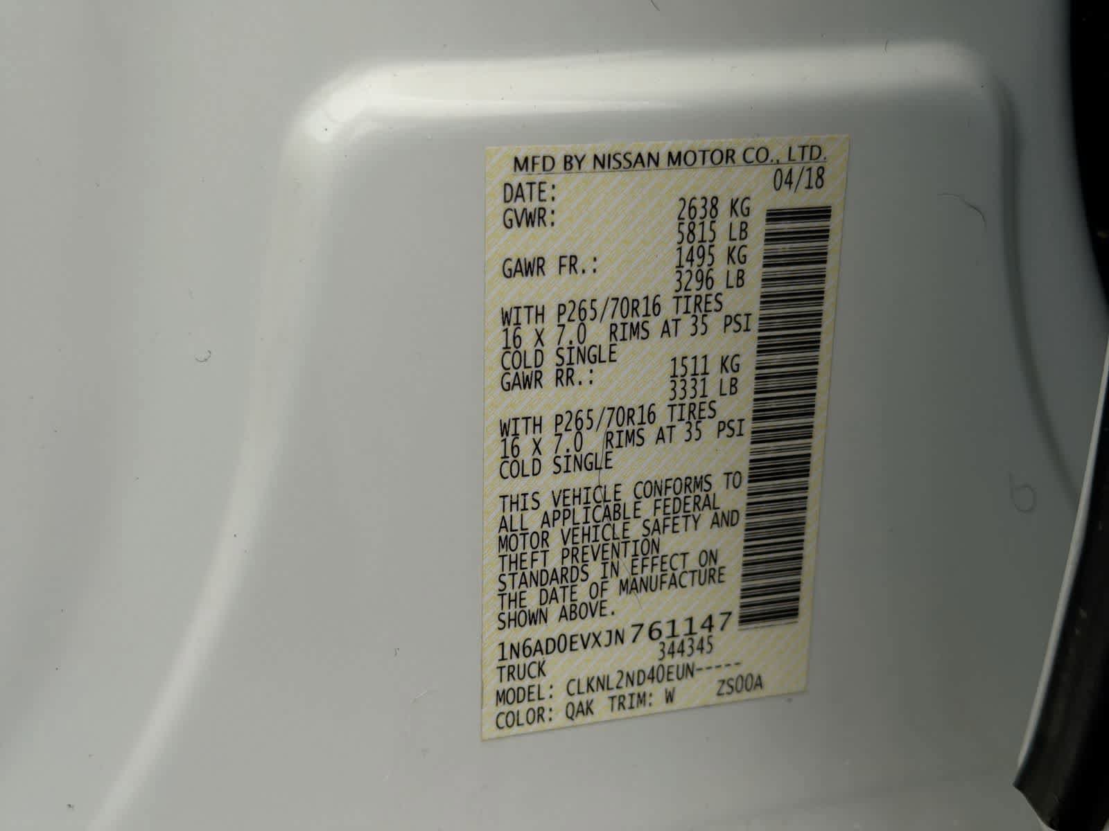 Used 2018 Nissan Frontier SV AWD/4WD image 37