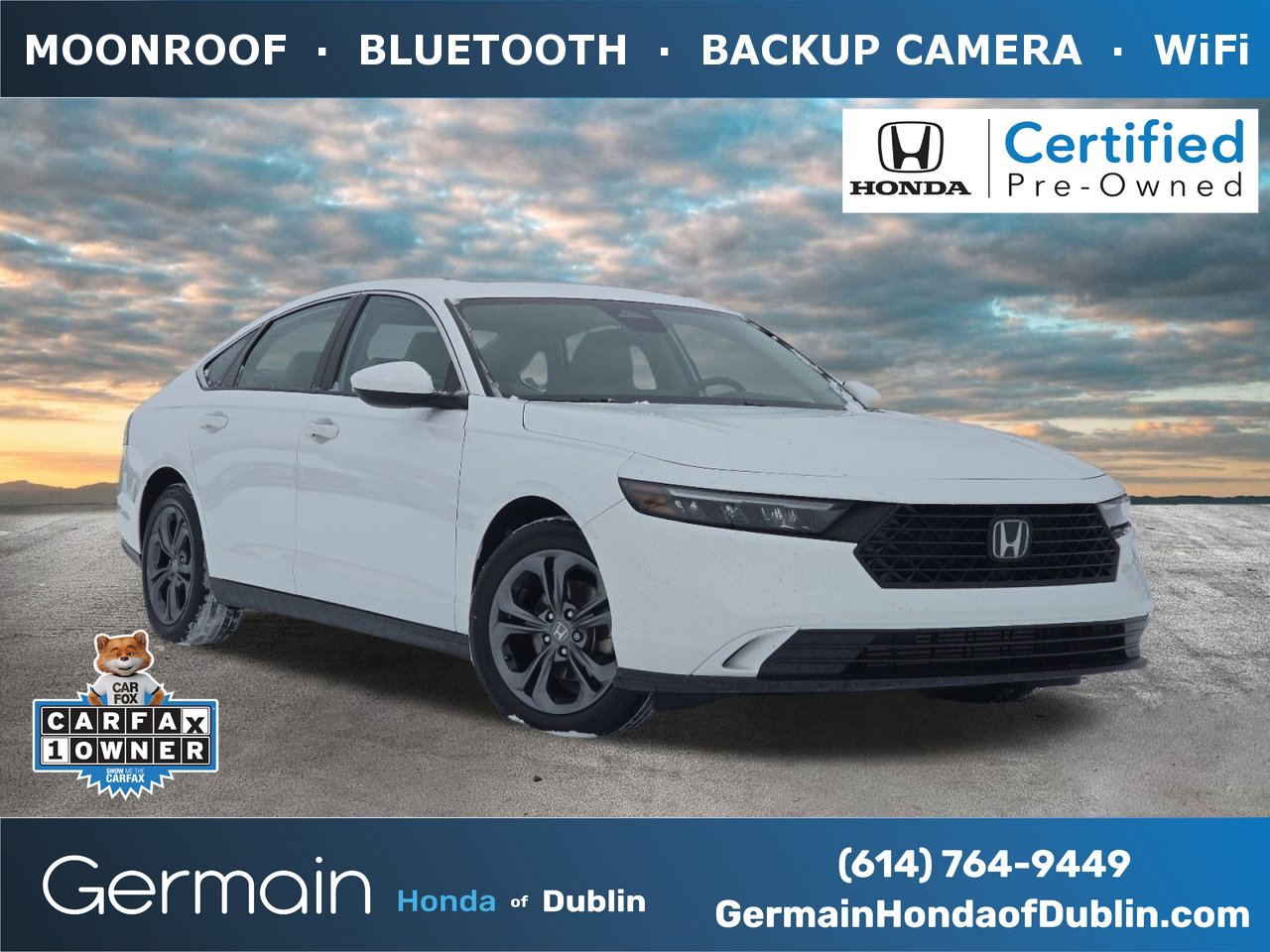 Certified 2023 Honda Accord EX image 1