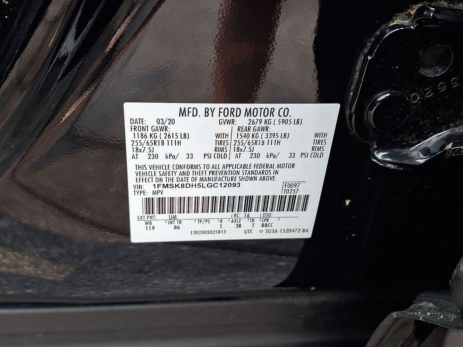 Used 2020 Ford Explorer XLT w/ Comfort Package AWD/4WD image 25