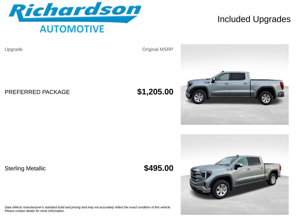 Used 2025 GMC Sierra 1500 SLE w/ Preferred Package AWD/4WD image 7
